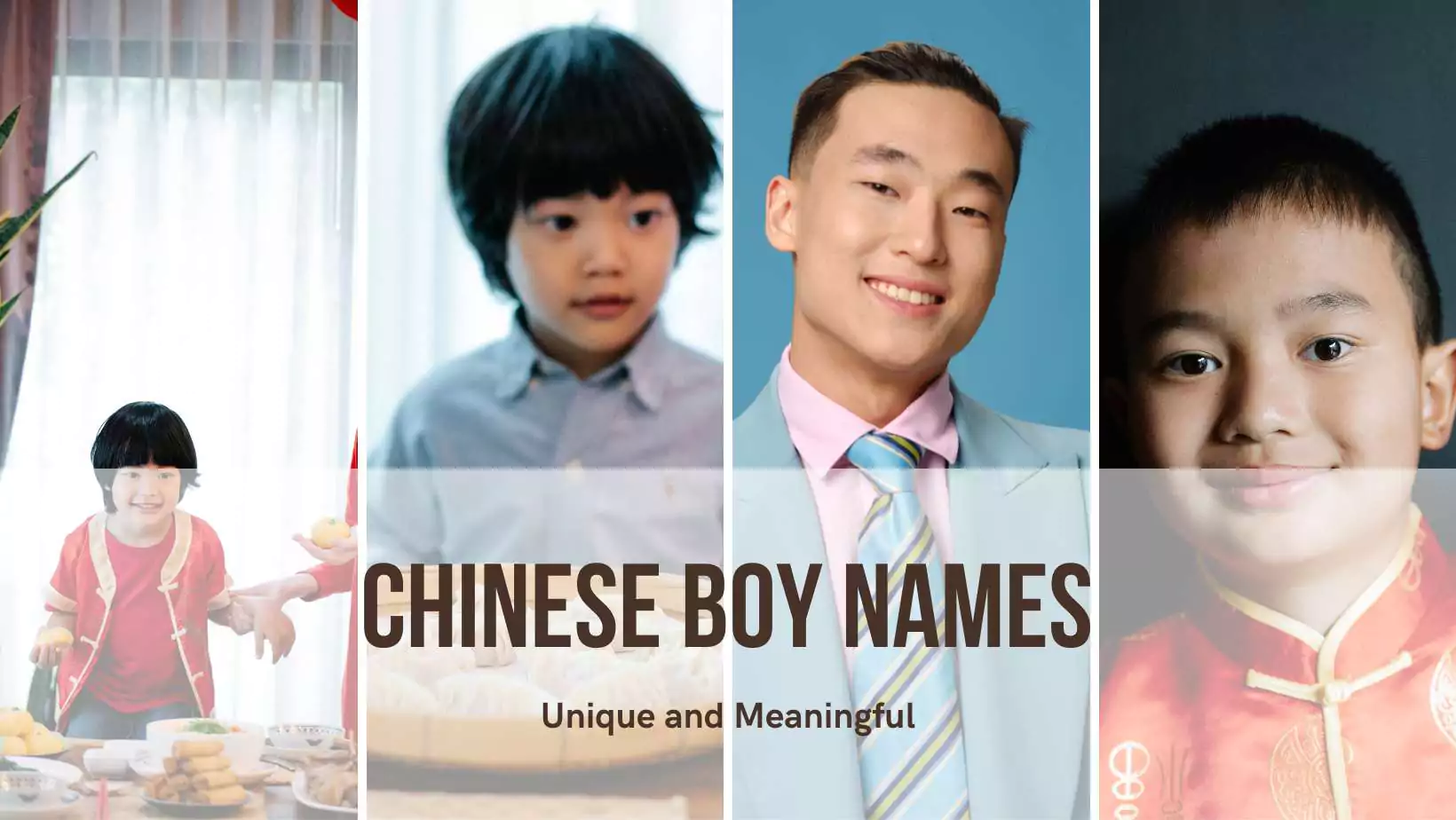 Chinese boy names